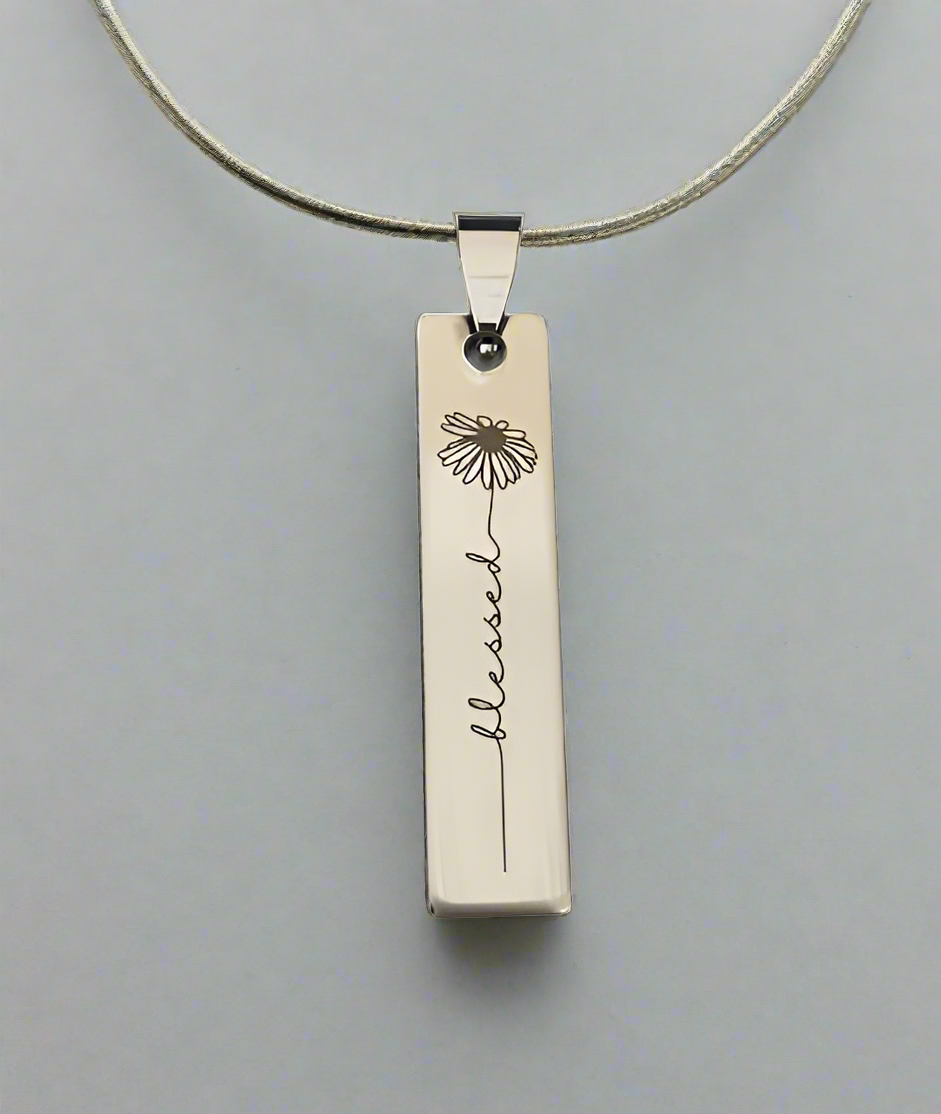 Pendant - Rectangle with Name or Image