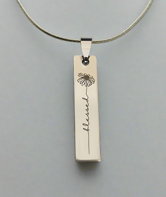 Pendant - Rectangle with Name or Image